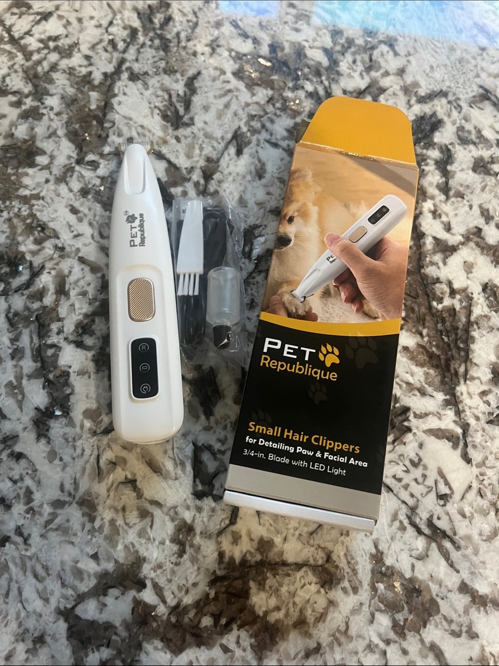 White Small Hair Clippers for Small Pets